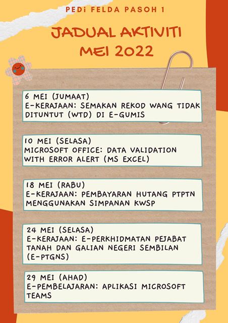 jadual aktivit november 2021