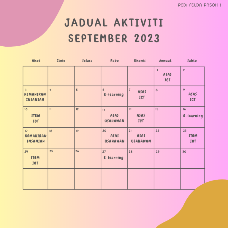 JADUAL AKTIVITI 2023 1