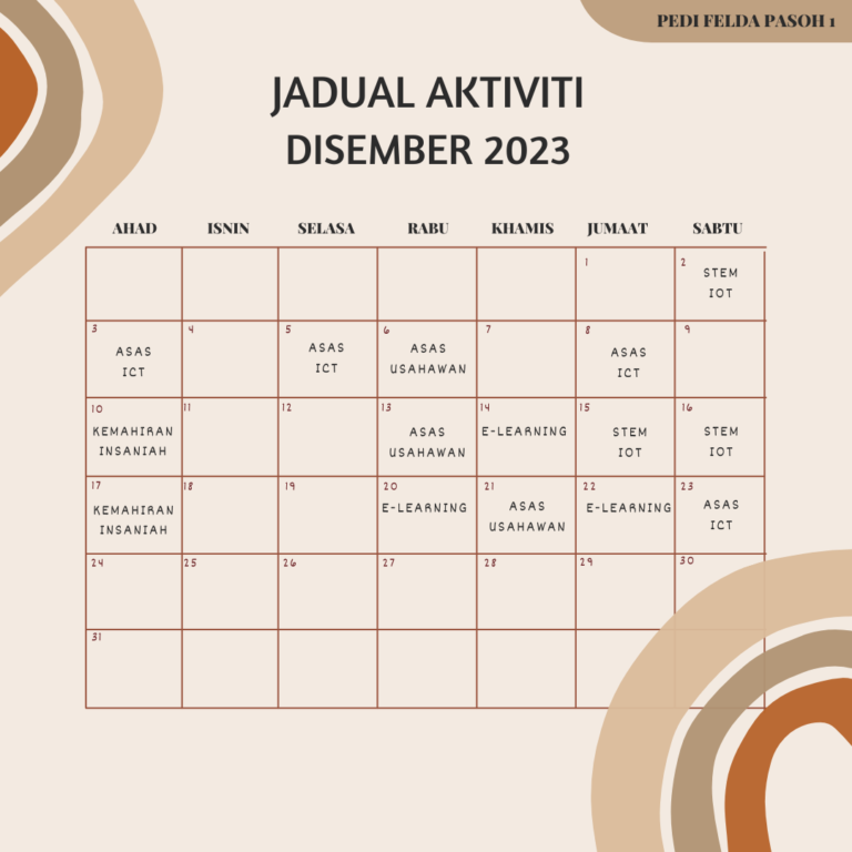 JADUAL AKTIVITI 2023